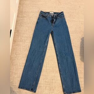 Abercrombie and fitch the 90s relaxed Jean high rise 8 extra long
